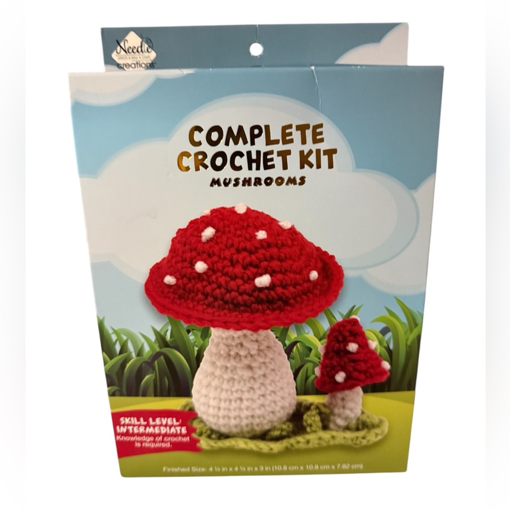 Needle Creations Mushroom Crochet Kit 🆕